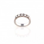 R030 White Gold Alliance Ring With 1.00ct diamonds