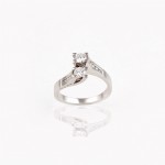 R101 White Gold Ring with 0.52ct Diamonds