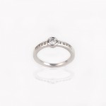 R104 White gold Ring with 0.47ct diamonds