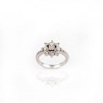 R12 White Gold Ring with 1.08ct Diamonds