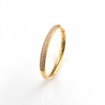 Blzk018 Yellow Gold Armring With 1.90ct diamonds.