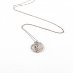 K004 White Gold Necklace with 0.40ct Diamonds.