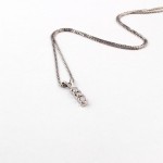 K008 White Gold Alliance Pendent with 0.22ct Diamond