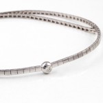 K026 White Gold Necklace With 0.26ct Diamond.