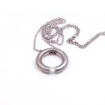 K061 White Gold Necklace with 0.35ct Diamond