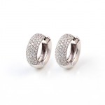 KP01 White Gold Earring With 1.37ct Diamonds