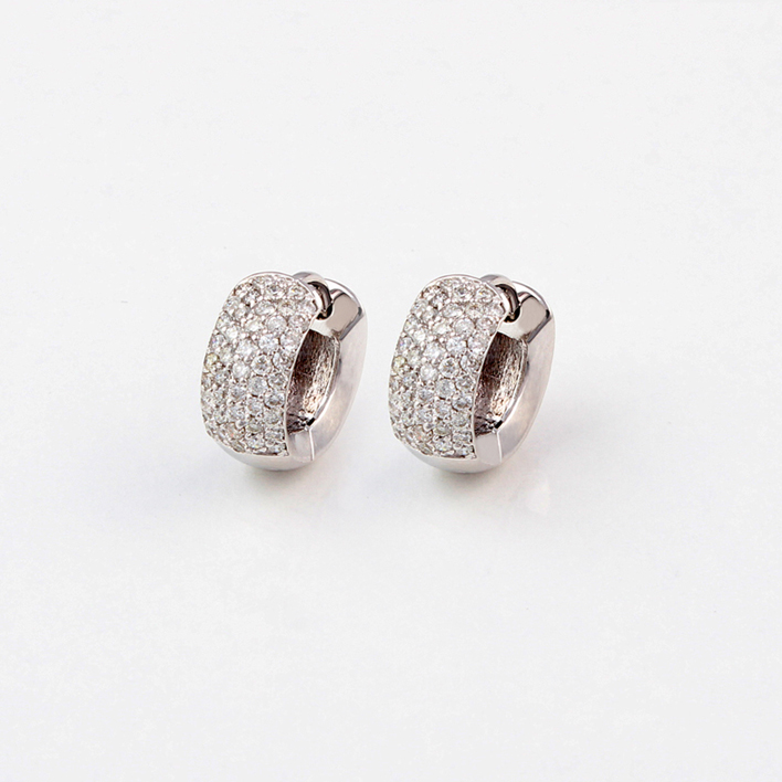 KP02 White Gold Earring with 0.60ct Diamonds