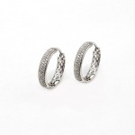KP02A White Gold Earring With 0.68ct Diamonds