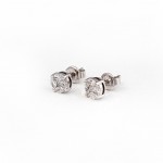 KP09 White Gold Earring with 0.60ct Diamonds.