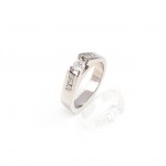 R139 White Gold Ring with 0.76ct Diamonds