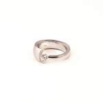 R687 White Gold Ring with 0.46ct Diamond