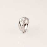 R919 White Gold Ring with 0.52ct Diamond