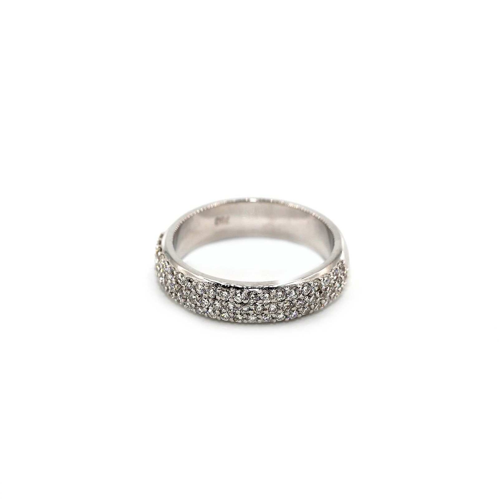 18 Carat White Gold and Diamond Women Ring - Daily Offer By GoldenEyeJewellery.net 2